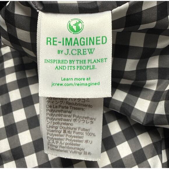 J Crew Black Sleeveless Quilted Puffer Vest Size Small Preppy Equestrian - Picture 4 of 6